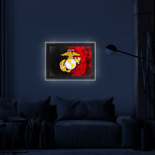 Load image into Gallery viewer, Marines EGA Backlit LED Sign