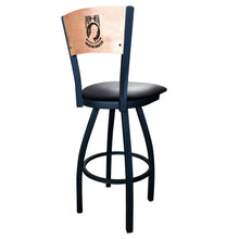 Load image into Gallery viewer, POW/MIA Swivel Stool with Laser Engraved Back