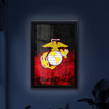 Load image into Gallery viewer, Marines EGA LED Snap Frame Lightbox