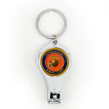 Load image into Gallery viewer, USMC Keychain Nailclipper