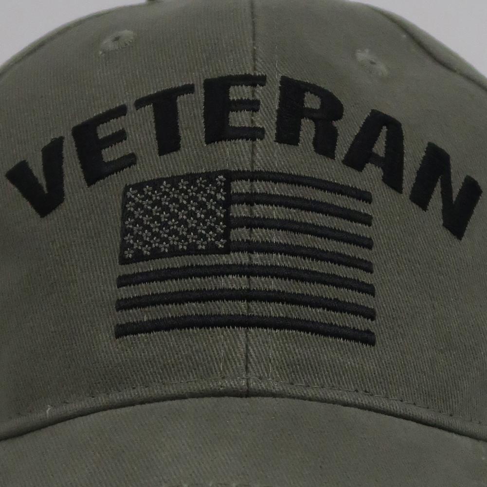 Veteran Flag Hat (OD Green)