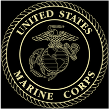 Load image into Gallery viewer, United State Marine Corps Photo and Honorable Discharge Certificate Frame (Horizontal)