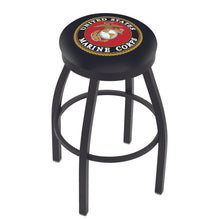 Load image into Gallery viewer, Marines EGA Swivel Stool (Black Finish)