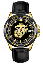 Load image into Gallery viewer, Marines Premium Leather Strap Watch