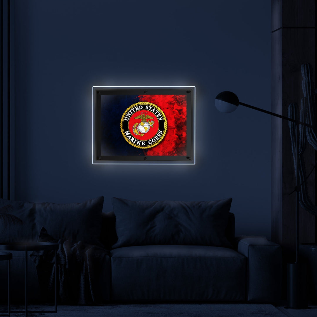 Marines EGA Backlit LED Sign*