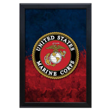 Load image into Gallery viewer, Marines EGA LED Snap Frame Lightbox