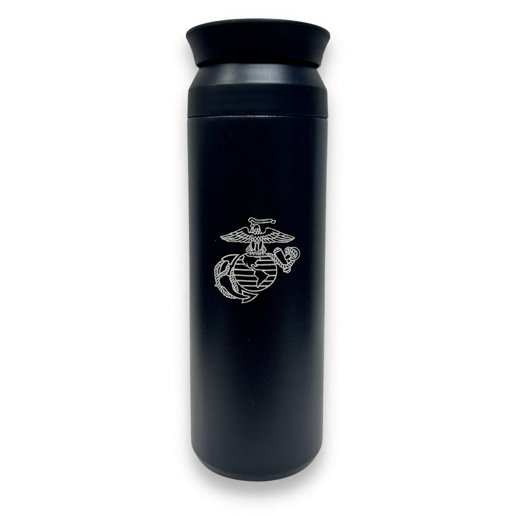 USMC Can Cooler - Insulated Stainless Steel Marine Corps Bottle