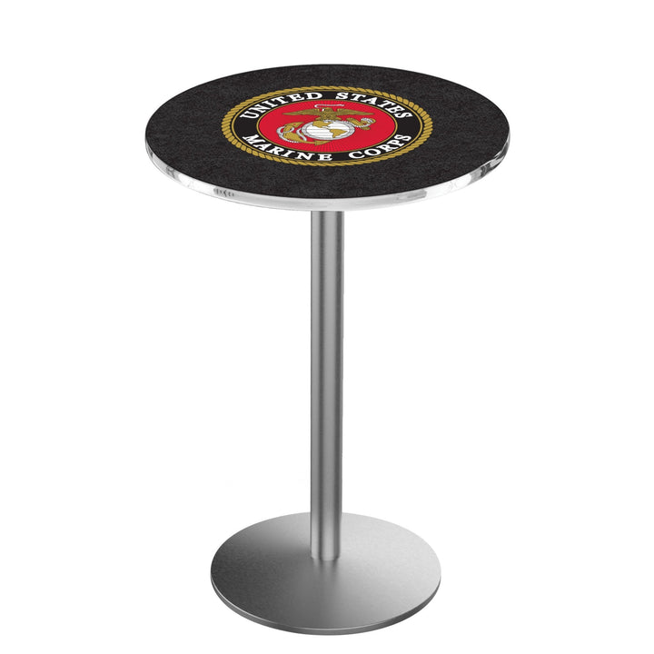 Marines EGA Pub Table with Round Base*