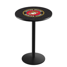 Load image into Gallery viewer, Marines EGA Pub Table with Round Base