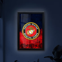 Load image into Gallery viewer, Marines EGA LED Snap Frame Lightbox
