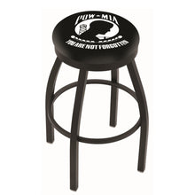 Load image into Gallery viewer, POW/MIA Swivel Stool (Black Finish)*