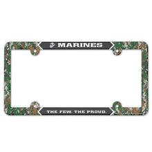 Load image into Gallery viewer, Marines The Few The Proud Digi Camo License Plate Frame