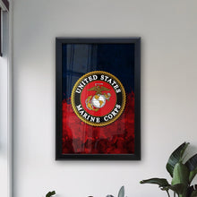 Load image into Gallery viewer, Marines EGA LED Snap Frame Lightbox