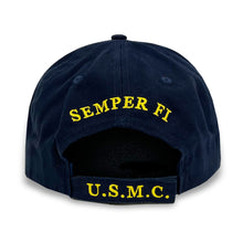 Load image into Gallery viewer, USMC Logo Hat (Navy)
