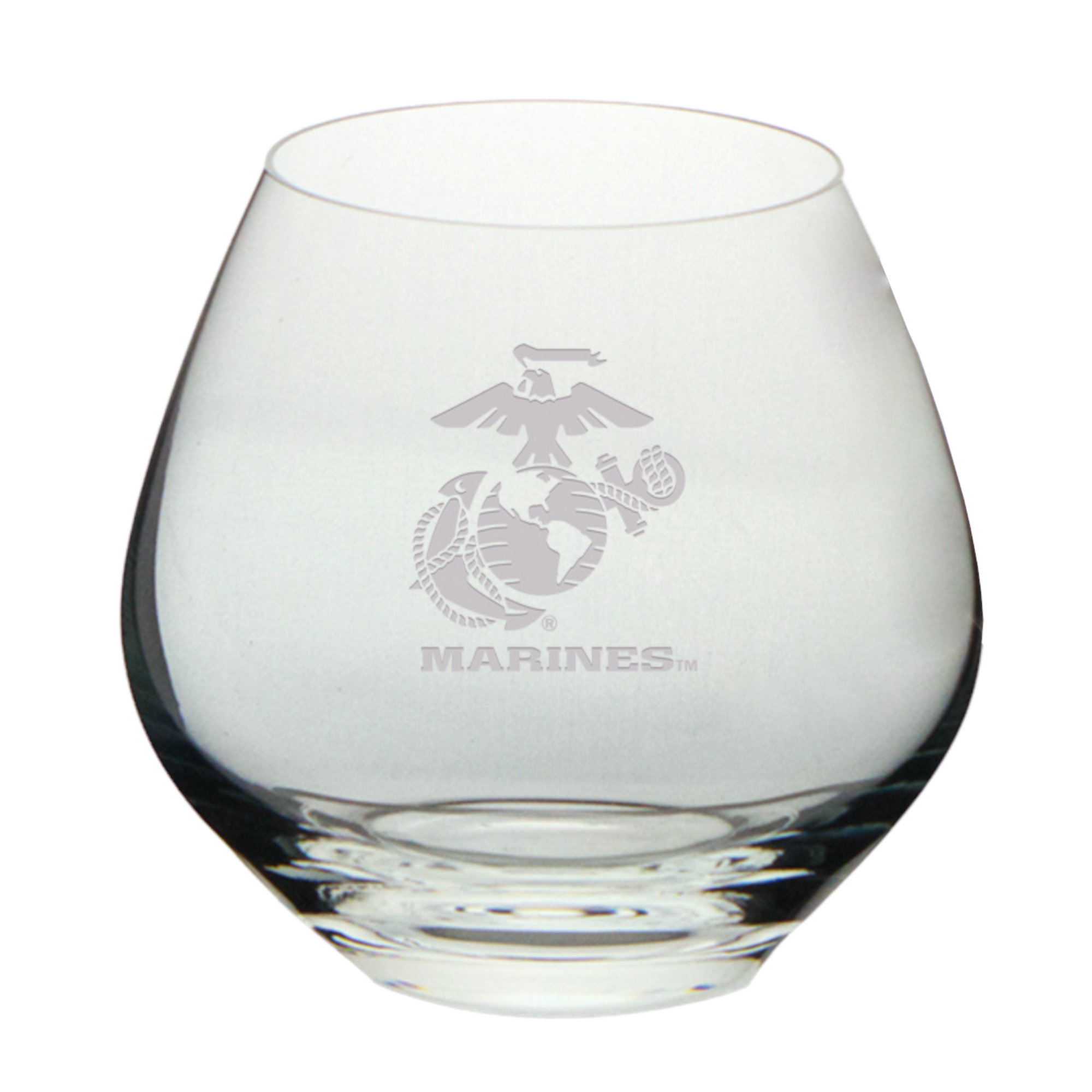 Marines EGA Set of Two 15oz British Gin Glasses (Clear)