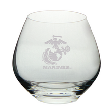 Load image into Gallery viewer, Marines EGA Set of Two 15oz British Gin Glasses (Clear)