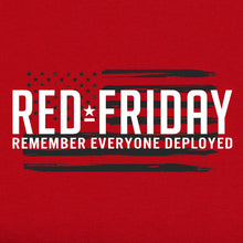 Load image into Gallery viewer, RED Friday Left Chest T-Shirt (Red)