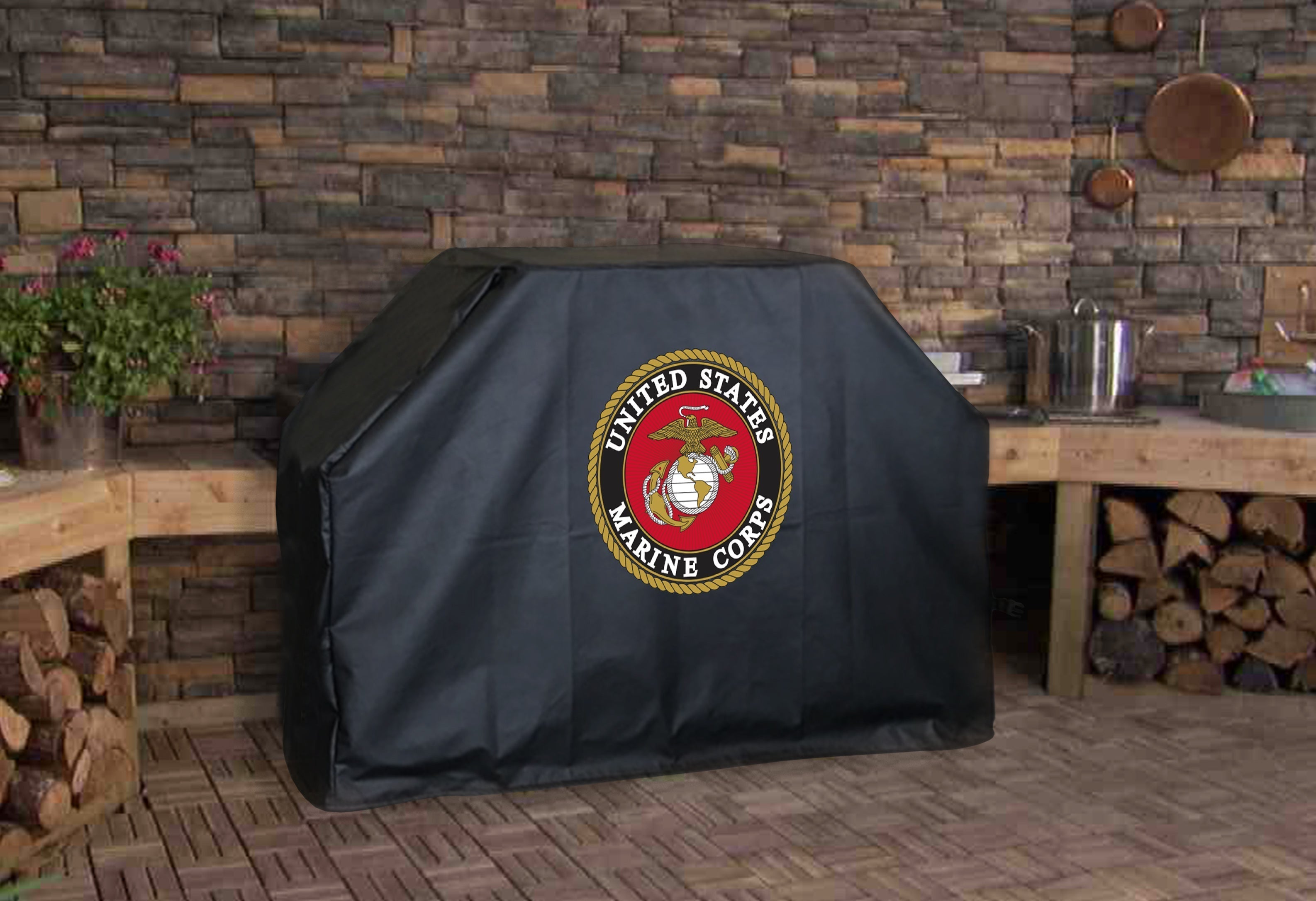 United States Marine Corps Grill Cover