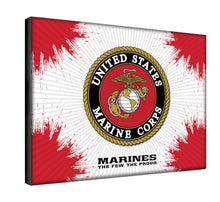 Load image into Gallery viewer, United States Marines Burst Wall Art