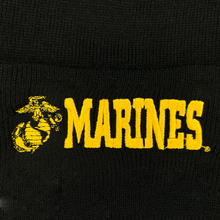 Load image into Gallery viewer, Marines EGA Emblem Cuffed Knit Beanie (Black)