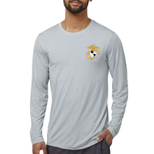 Load image into Gallery viewer, Marines Aruba Performance Longsleeve T-Shirt (Aluminium)