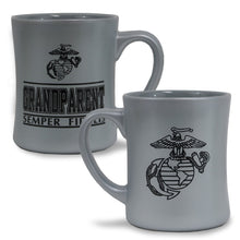 Load image into Gallery viewer, Marine Grandparent 16oz MK Matte Mug (Silver)