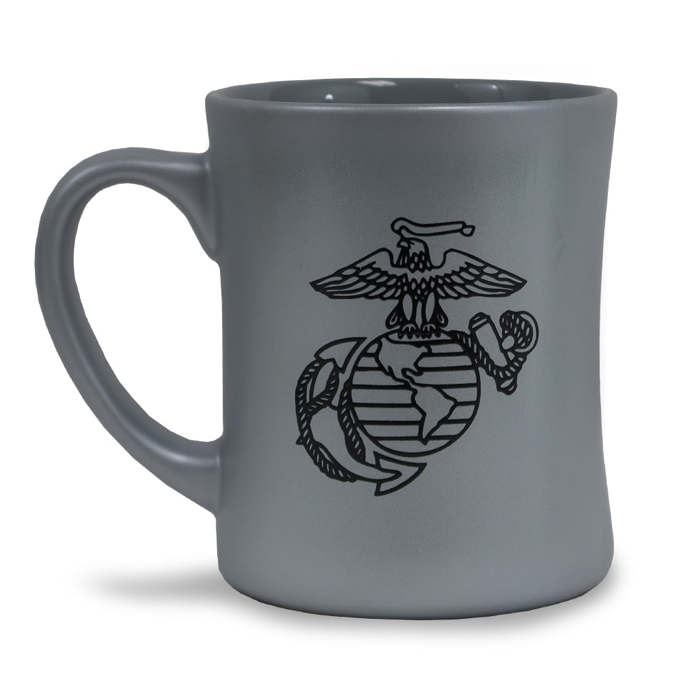 Marine Grandparent 16oz MK Matte Mug (Silver)