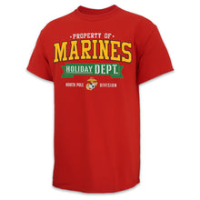 Load image into Gallery viewer, Marines Holiday Department T-Shirt (Red)