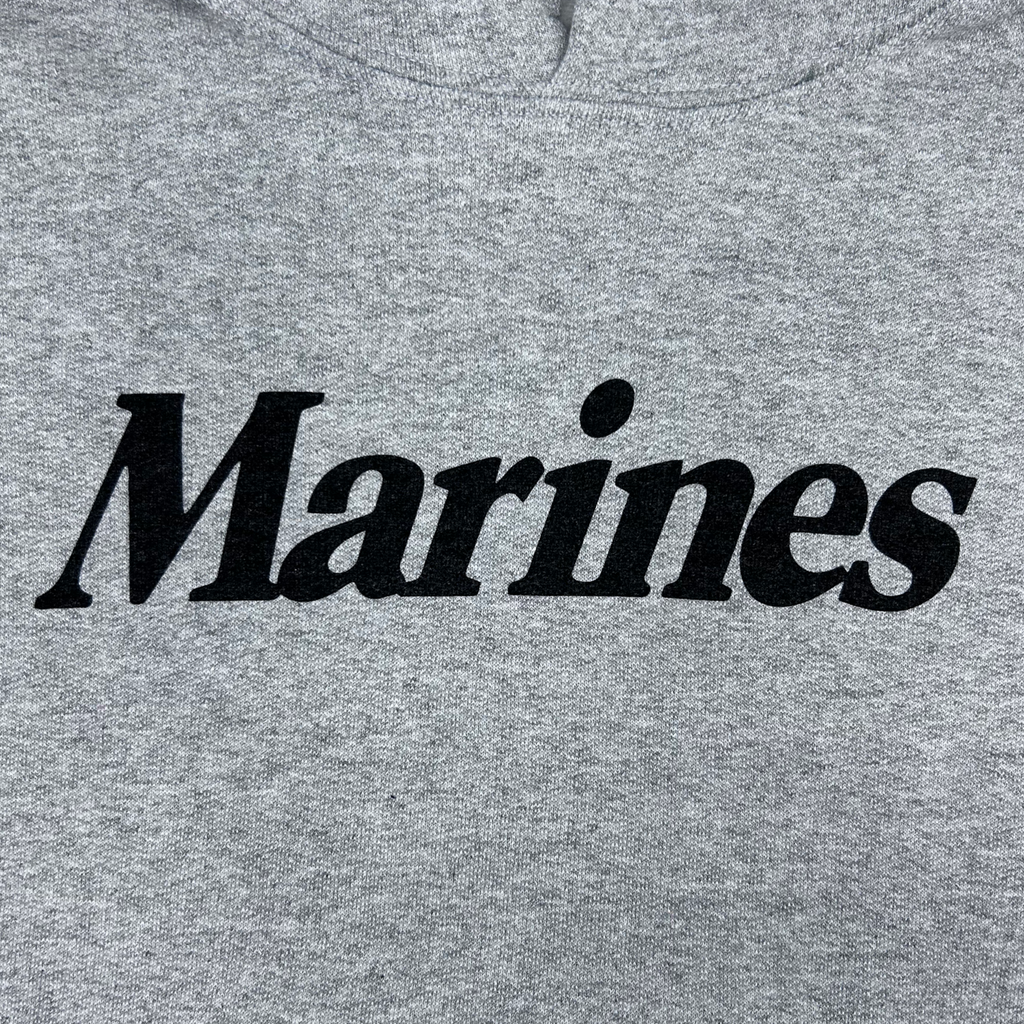 Marines Youth Logo Core Hood (Grey)