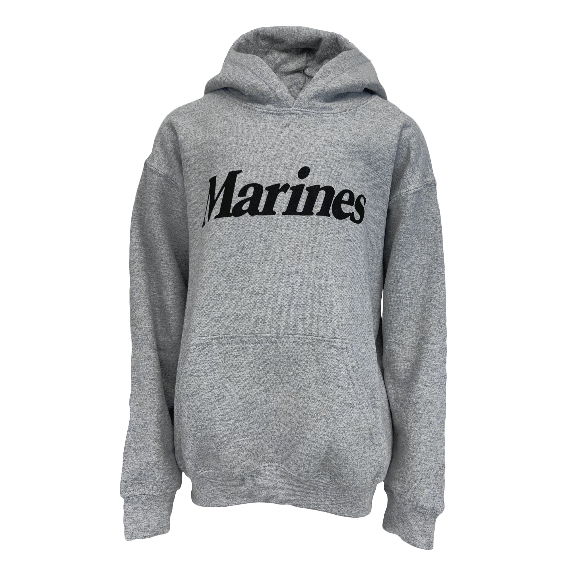 Marines Youth Logo Core Hood (Grey)