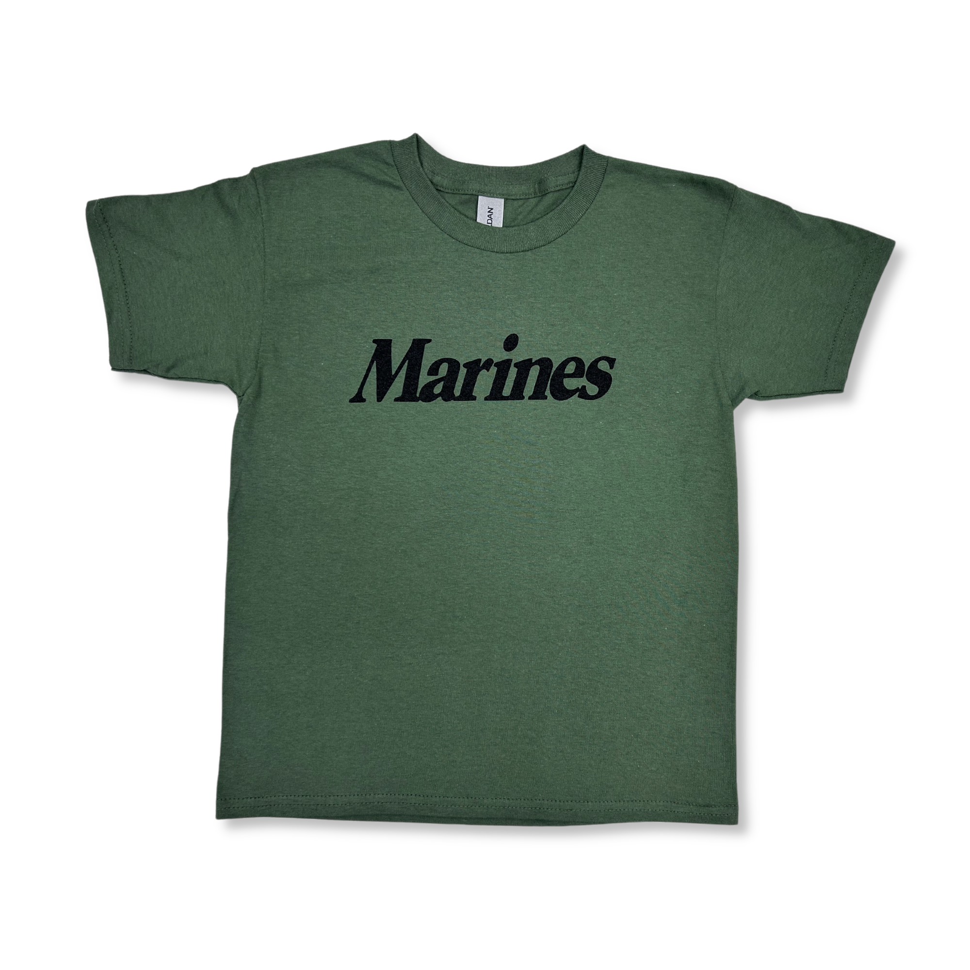 Marines Youth Logo Core T-Shirt (OD Green)