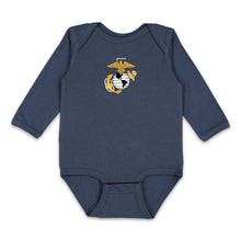 Load image into Gallery viewer, Marines EGA Infant Long Sleeve Bodysuit