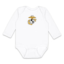 Load image into Gallery viewer, Marines EGA Infant Long Sleeve Bodysuit