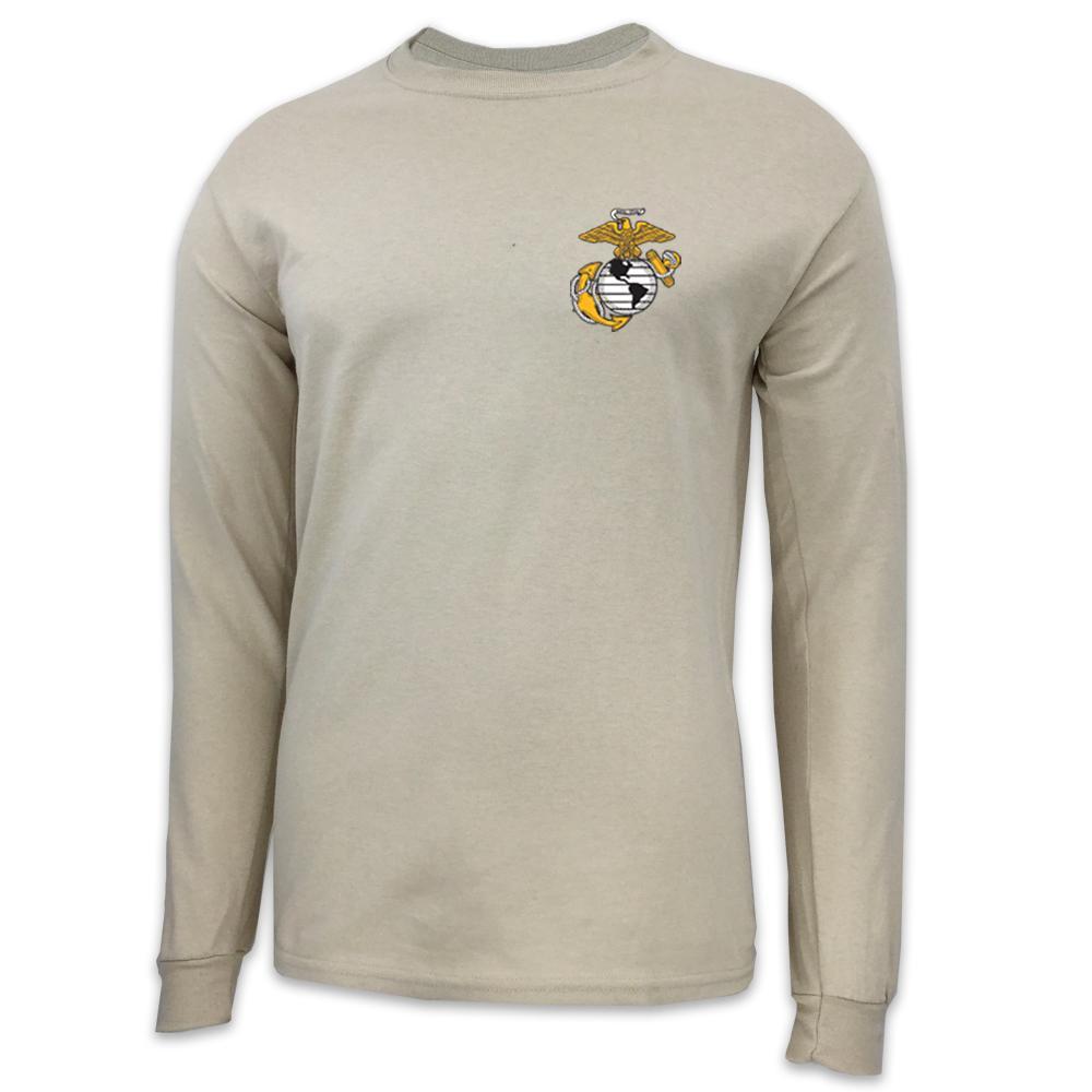 USMC EGA Logo Long Sleeve T-Shirt