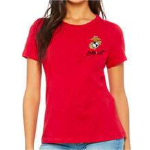 Load image into Gallery viewer, Marines Lady Vet Left Chest Logo T-Shirt