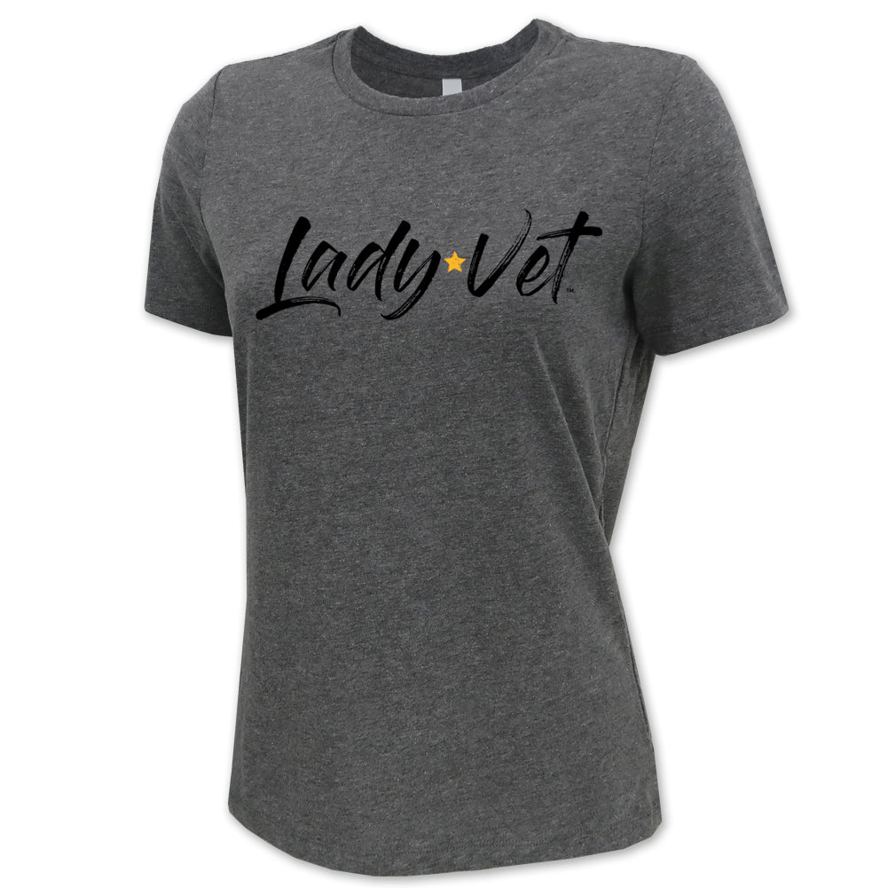 Marines Lady Vet Full Chest Logo Ladies T-Shirt