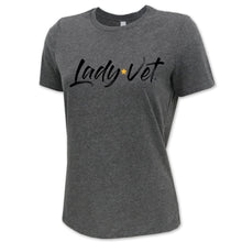 Load image into Gallery viewer, Marines Lady Vet Full Chest Logo Ladies T-Shirt