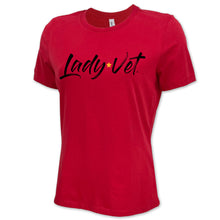 Load image into Gallery viewer, Marines Lady Vet Full Chest Logo Ladies T-Shirt