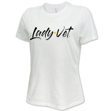 Load image into Gallery viewer, Marines Lady Vet Full Chest Logo Ladies T-Shirt