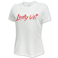 Load image into Gallery viewer, Marines Lady Vet Full Chest Logo Ladies T-Shirt