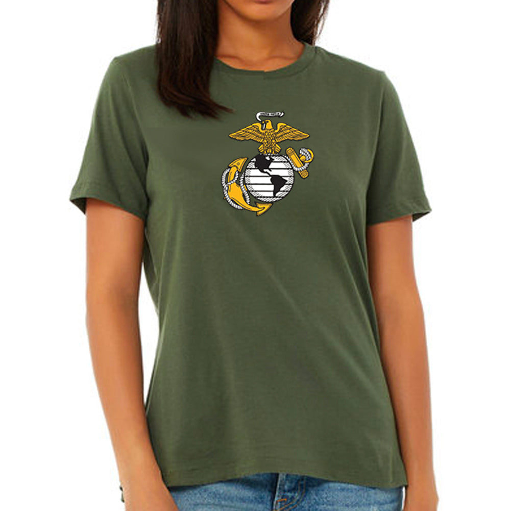 Marines Ladies EGA Logo T-Shirt