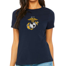 Load image into Gallery viewer, Marines Ladies EGA Logo T-Shirt