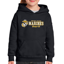 Load image into Gallery viewer, Marines Semper Fi Chest Print Youth Hood
