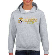 Load image into Gallery viewer, Marines Semper Fi Chest Print Youth Hood