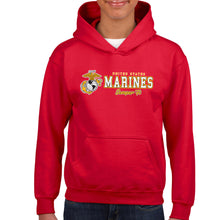 Load image into Gallery viewer, Marines Semper Fi Chest Print Youth Hood