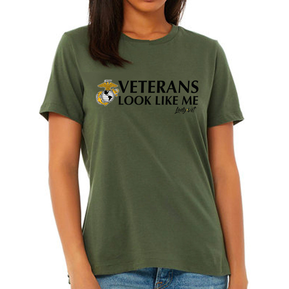 Marines Vet Looks Like Me T-Shirt