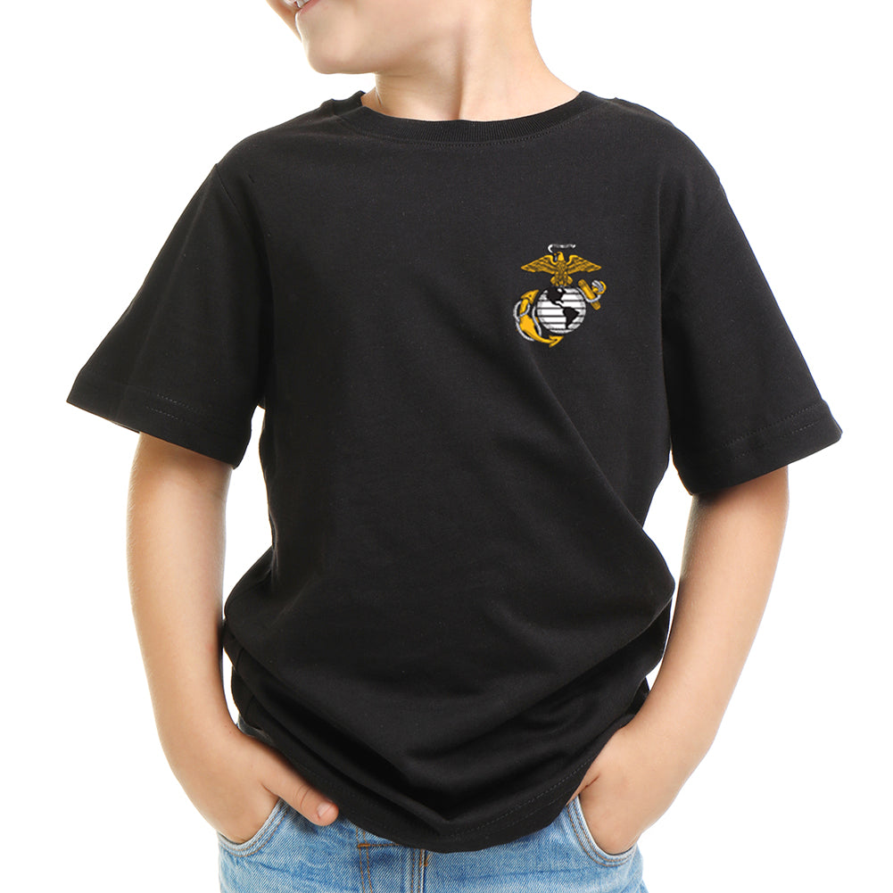 Marines Youth EGA Left Chest Logo T-Shirt