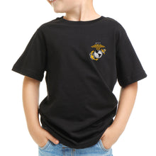 Load image into Gallery viewer, Marines Youth EGA Left Chest Logo T-Shirt