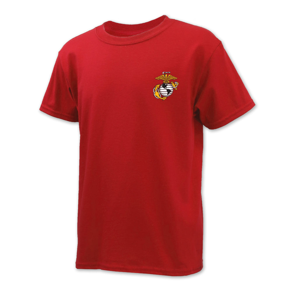 Marines Youth EGA Left Chest Logo T-Shirt