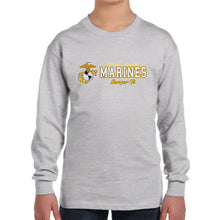 Load image into Gallery viewer, Marines Youth Semper Fi Chest Print Long Sleeve